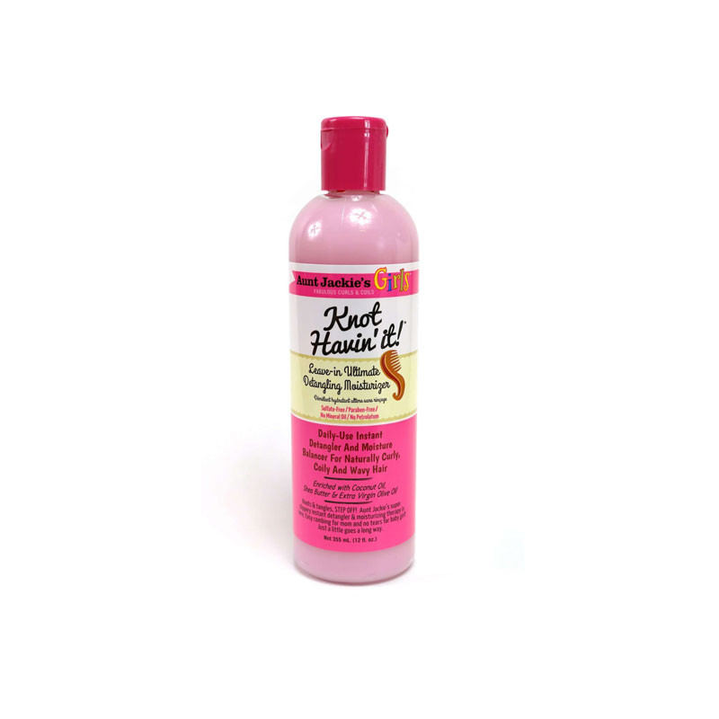 Aunt Jackie's Kids Knot Havin' It Nawilżająca odżywka ułatwiająca rozczesywanie bez spłukiwania (355ml)