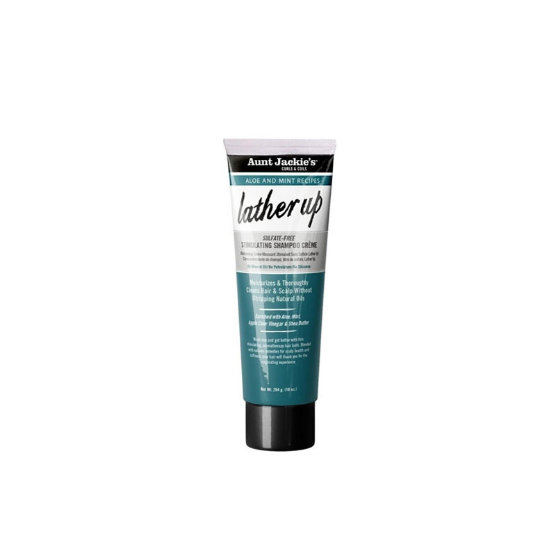 Aunt Jackie's Aloes & Mięta Lather Up Stymulujący Szampon Krem (284g)