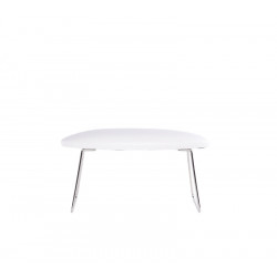 Bifull Biała Skórzana Wysoka Poduszka do Manicure pod Dłoń