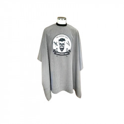 Bifull Peleryna fryzjerska Czaszka w paski z nadrukiem czaszki 1.50x1.50m