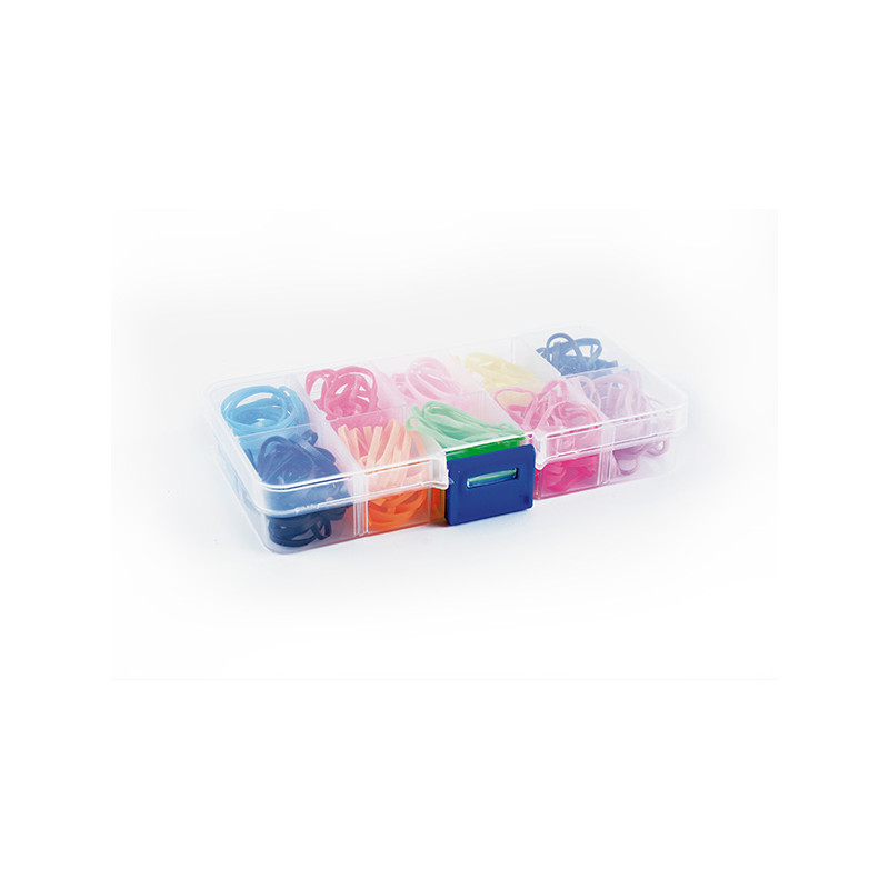 Bifull Box Mini Kolorowe Gumki Recepturki Lastis