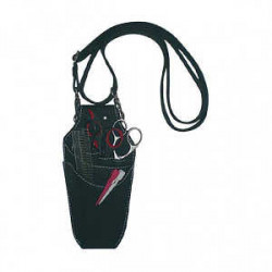 Bifull Czarny Skórzany Piórnik