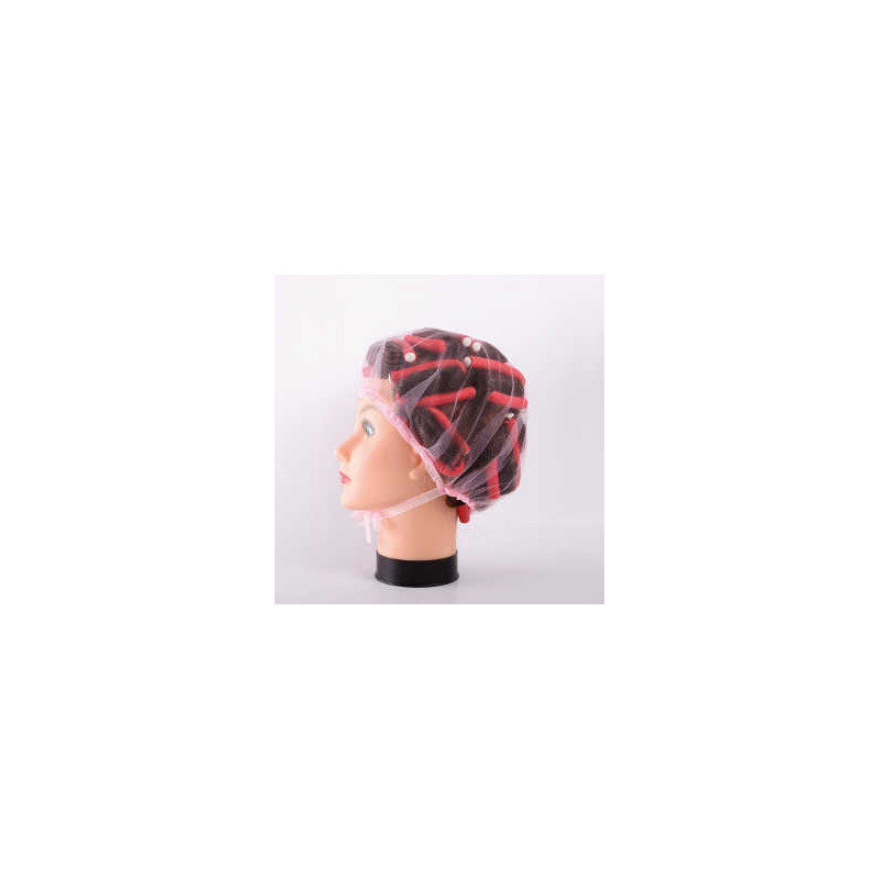 Bifull Night Pink Czapka beanie z siatki z wstążką