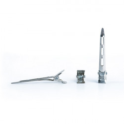 Bifull Metalowe klipsy do linijki 63 Mm 10 szt.