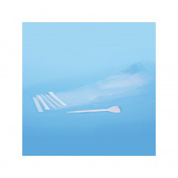 Zestaw Bifull 100 przezroczystych arkuszy ze szpatułką do pasemek