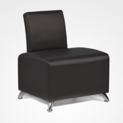 Bifull Krzesło do poczekalni Selene Czarny