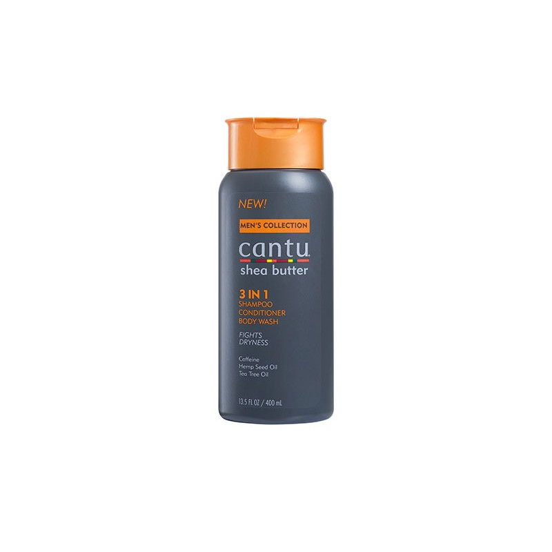Cantu Kolekcja Męska 3 w 1 Szampon Odżywka Żel pod prysznic (400ml)