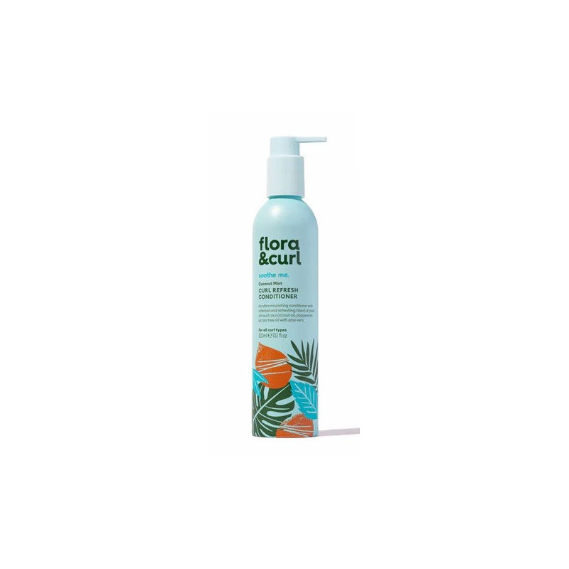 Flora Curl Soothe Me Kokosowo-Miętowa Odżywka Odświeżająca Loki (300ml)