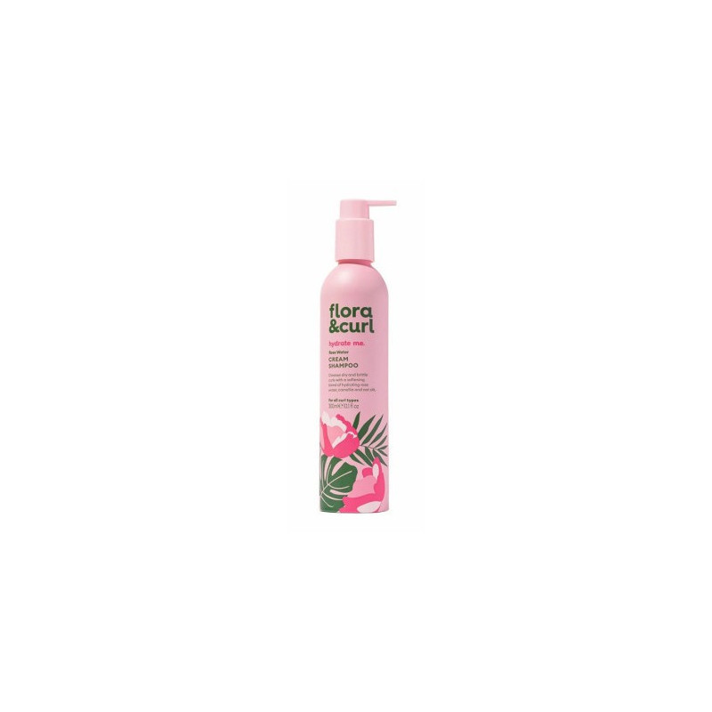 Flora Curl Hydrate Me Organiczny Różano-Miodowy Szampon Kremowy (300ml)