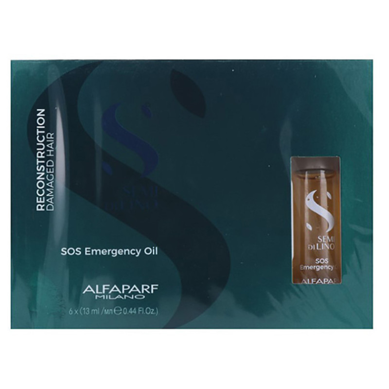 Alfaparf Semi di Lino Reconstruction SOS Emergency Oil (6x13ml)