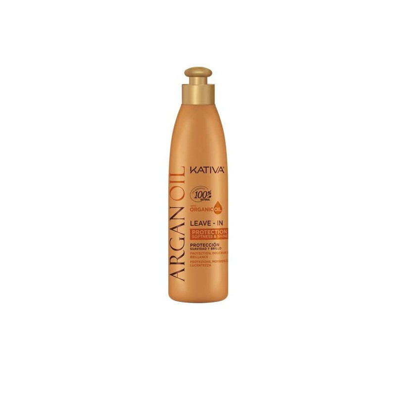 Kativa Olej Arganowy Ochrona Bez Spłukiwania Miękkość & Blask 250ml