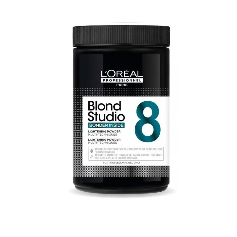 L'oreal Blond Studio 8 Bonder w środku Proszek Rozjaśniający Wielotechniczny 500g