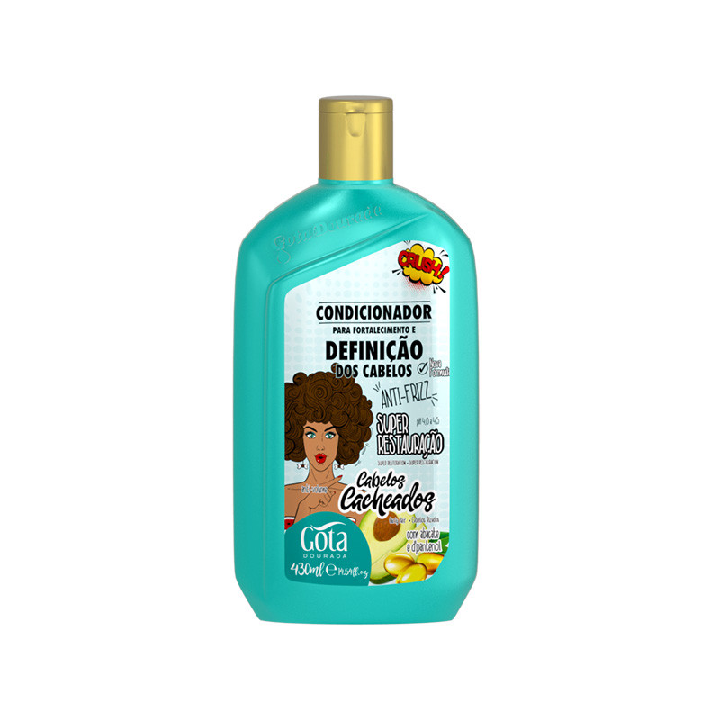 Gota Dourada Odżywka Wzmacniająca do Włosów Kręconych (430ml)