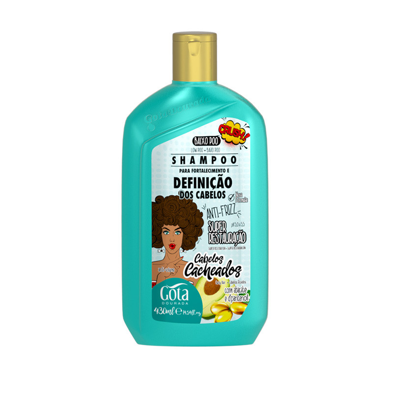 Gota Dourada Szampon wzmacniający do włosów kręconych (430ml)