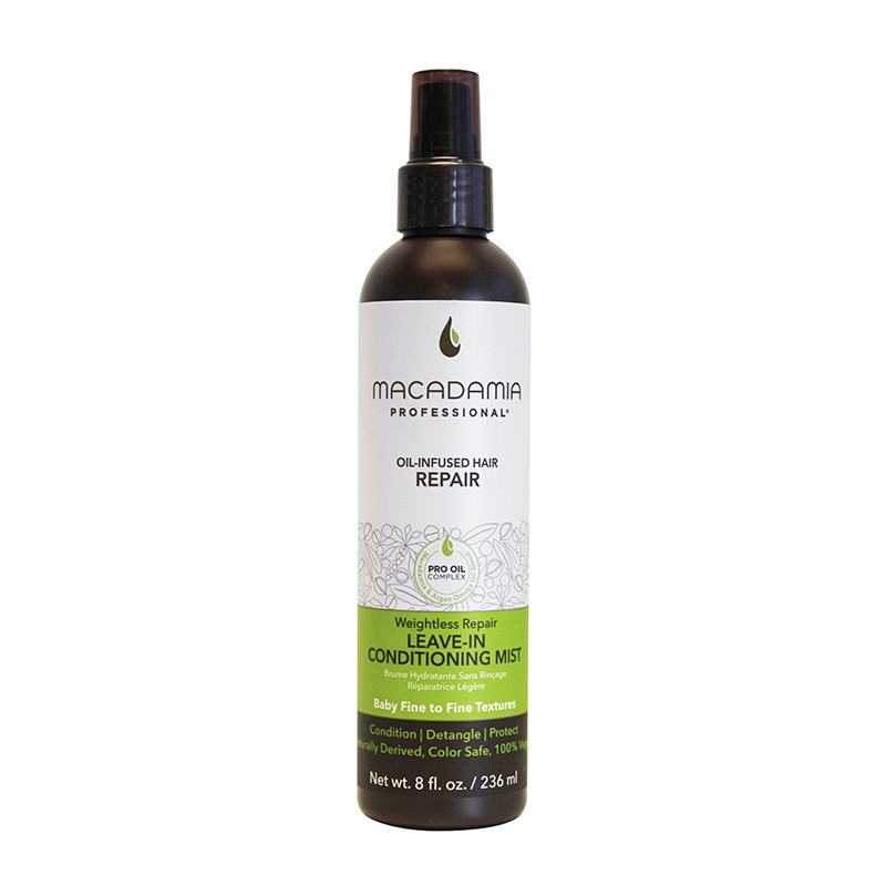Macadamia Natural Oil Mgiełka kondycjonująca bez spłukiwania do regeneracji bez obciążania (236ml)