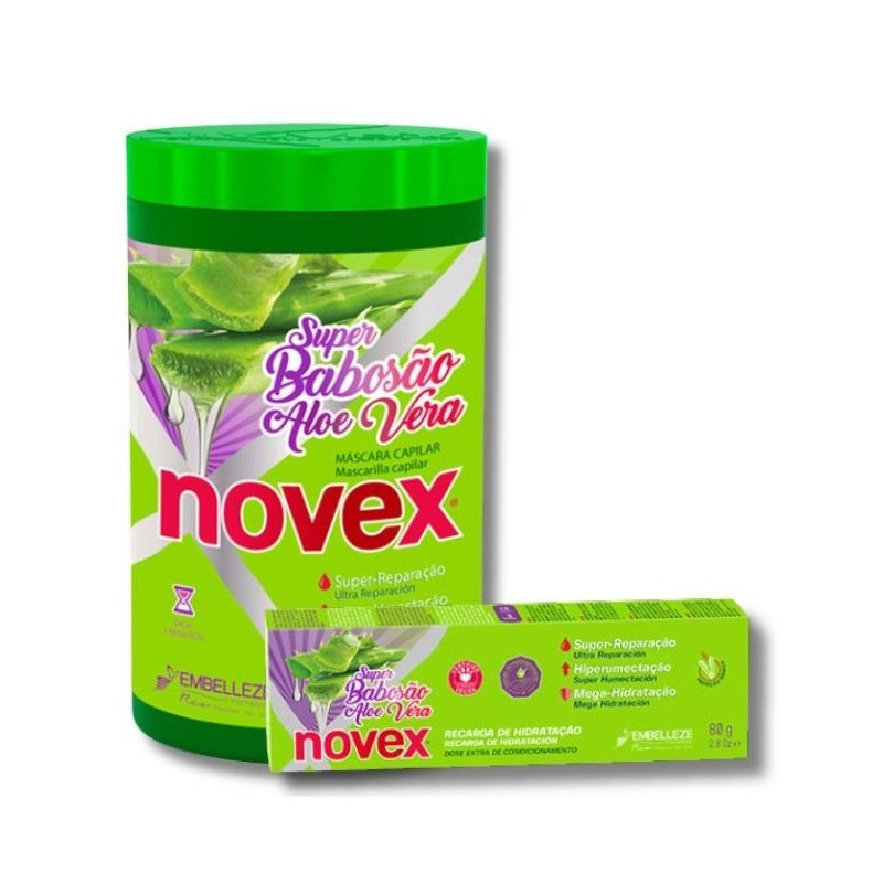 Embelleze Novex Super Aloes Maska 400g + Wkład uzupełniający 80g