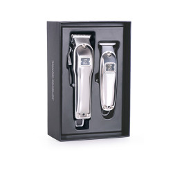 Perfekcyjny Zestaw Urody Top Cut Maszynki do Strzyżenia Tc-00 i Tct-00 Srebrny