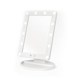 Lustro dotykowe Perfect Beauty, elektryczne, 12 wewnętrznych świateł, uczucie światła