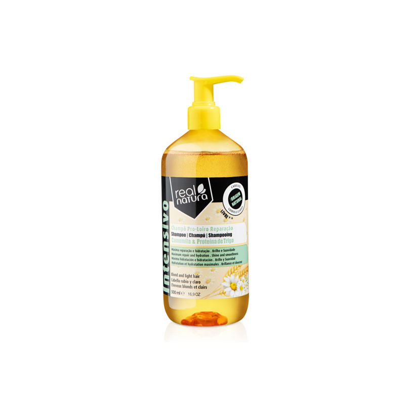 Real Natura Szampon bez soli Pro-Blond Naprawa 500ml