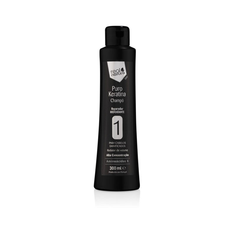 Real Natura Czysta Keratyna Szampon Regenerujący Nawilżający (Step 1) 300ml