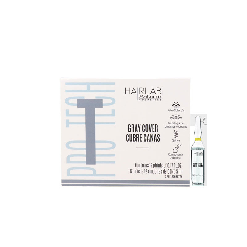 Salerm Hair Lab Pokrycie Siwych Włosów (12x5ml)