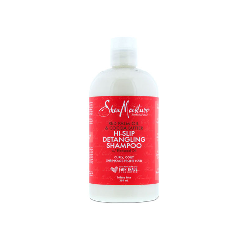 Shea Moisture Czerwony Olej Palmowy i Masło Kakaowe Wysokoślizgowy Szampon Rozplątujący (399ml)