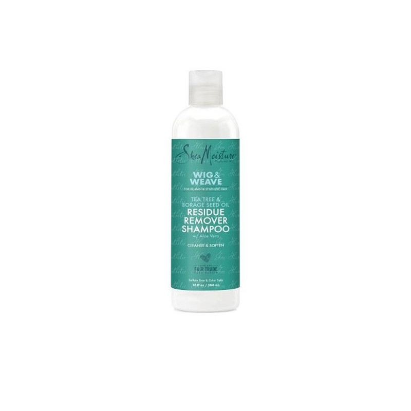 Shea Moisture Szampon usuwający pozostałości do peruk i doczepianych włosów (384ml)