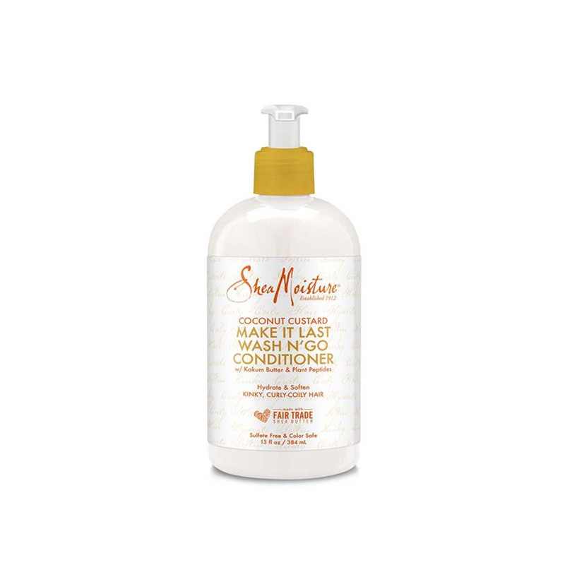 Shea Moisture Coconut Custard Make It Last Wash N'go Odżywka (384ml)