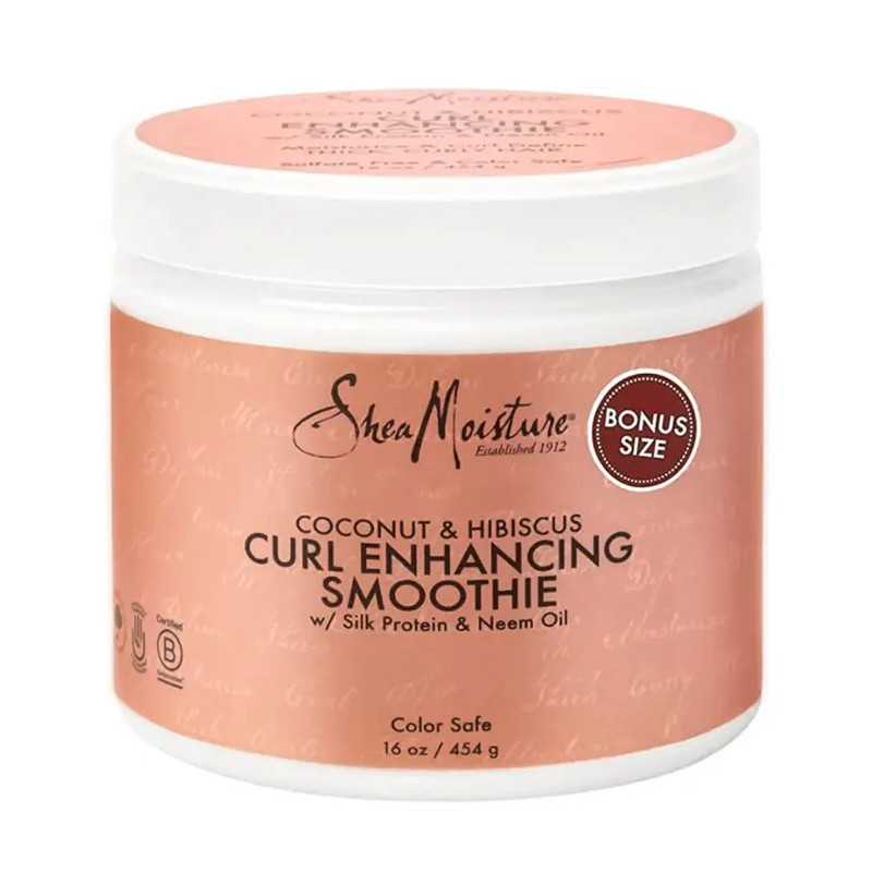Shea Moisture Kokos i Hibiskus Smoothie Podkreślające Loki (454g)