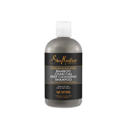 Shea Moisture African Black Soap Bamboo Charcoal Deep Cleansing Shampoo (384ml)
