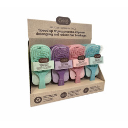 Wad Profesjonalne Pędzle Ekspozycyjne Cyclo Różowy/Fioletowy/Zielony/Niebieski 12 szt.