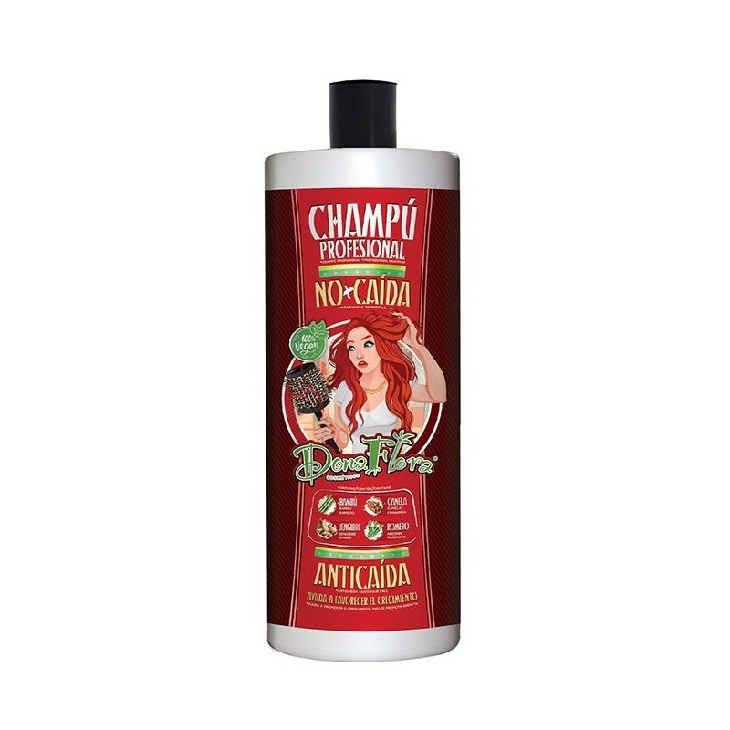 Dona Flora Szampon przeciw wypadaniu włosów, No+Hair Loss (1000ml)