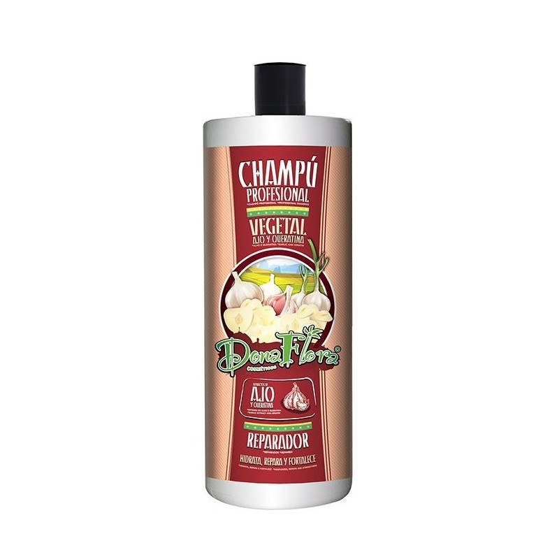 Dona Flora Czosnkowy i Keratynowy Szampon Naprawczy (1000ml)