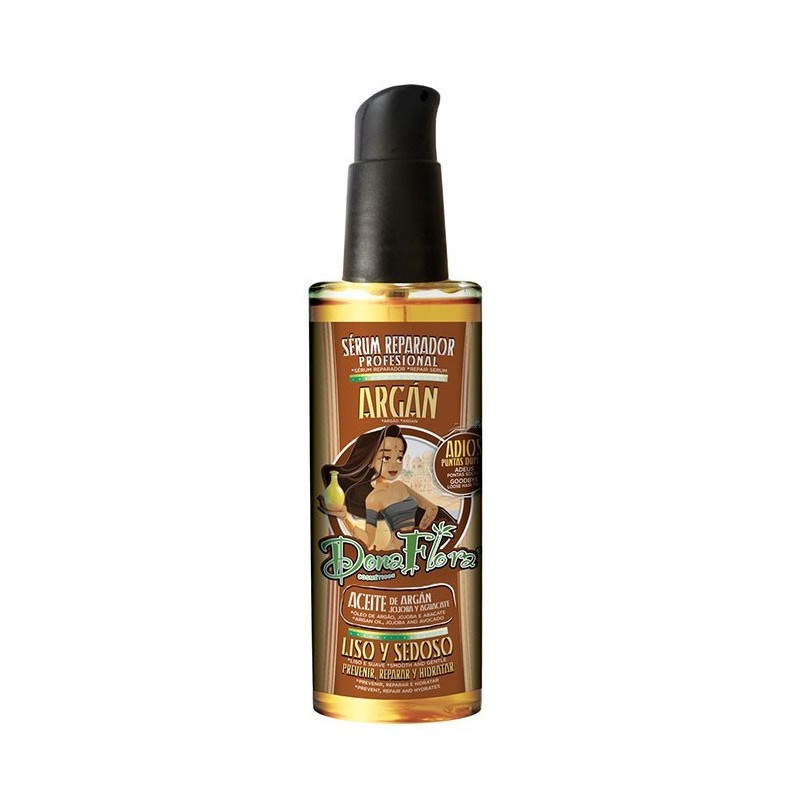 Dona Flora Argan i Makadamia Wygładzające i Jedwabiste Serum Naprawcze (100ml)