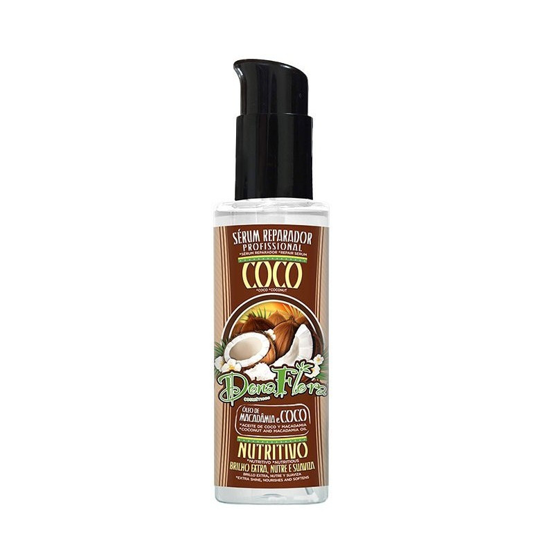 Dona Flora Odżywcze Serum Regenerujące z Kokosem i Makadamią (100ml)