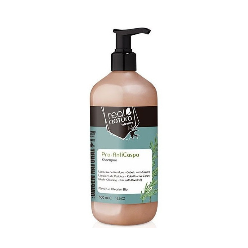 Real Natura Szampon Przeciwłupieżowy Bez Soli (500ml)