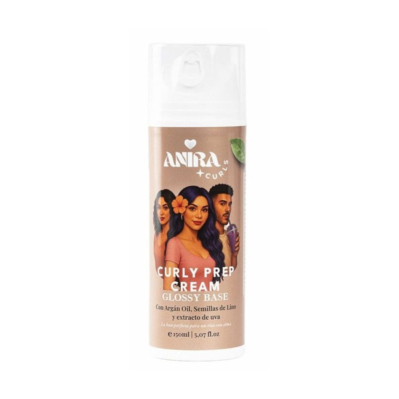 Anira Curls Krem przygotowujący do włosów kręconych Baza nabłyszczająca (150ml)