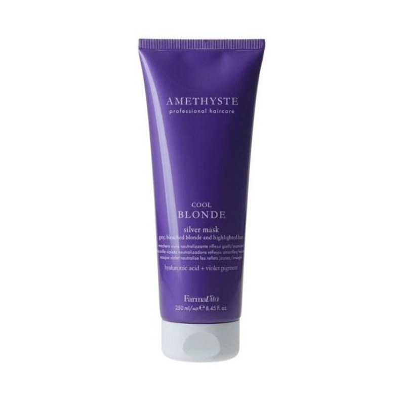 Farmavita Amethyste Chłodny Blond Srebrna Maska (250ml)