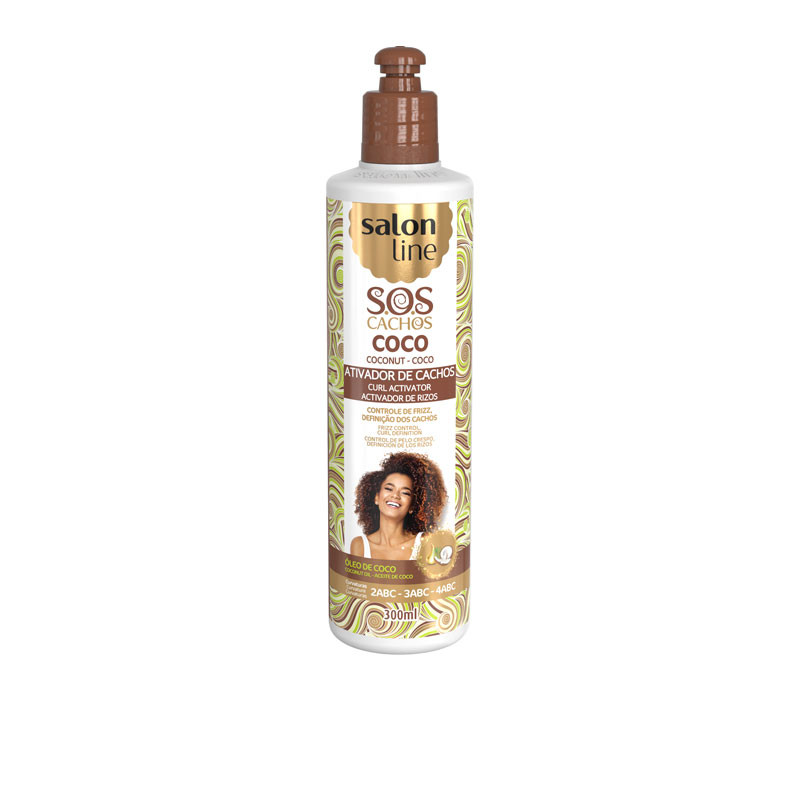 Salon Line Aktywator Loków SOS Głęboka Kuracja Kokosowa (300ml)