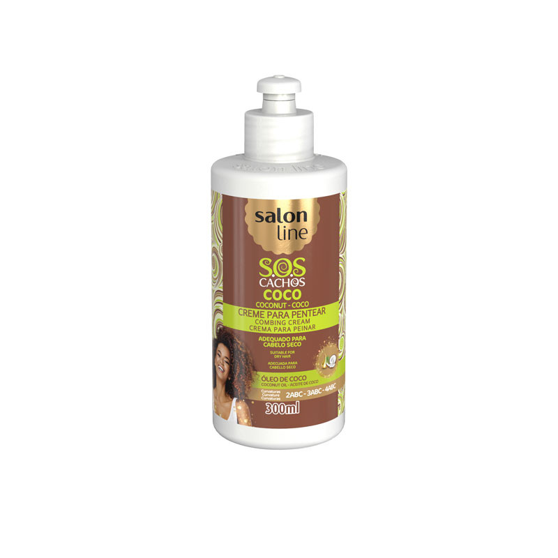 Salon Line SOS Krem bez spłukiwania Głęboka Kuracja Kokosowa (300ml)
