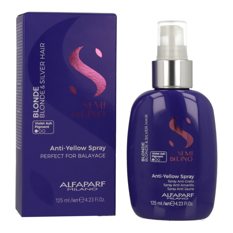 Alfaparf Semi Di Lino Blond Spray Neutralizujący Żółte Tony (125ml)