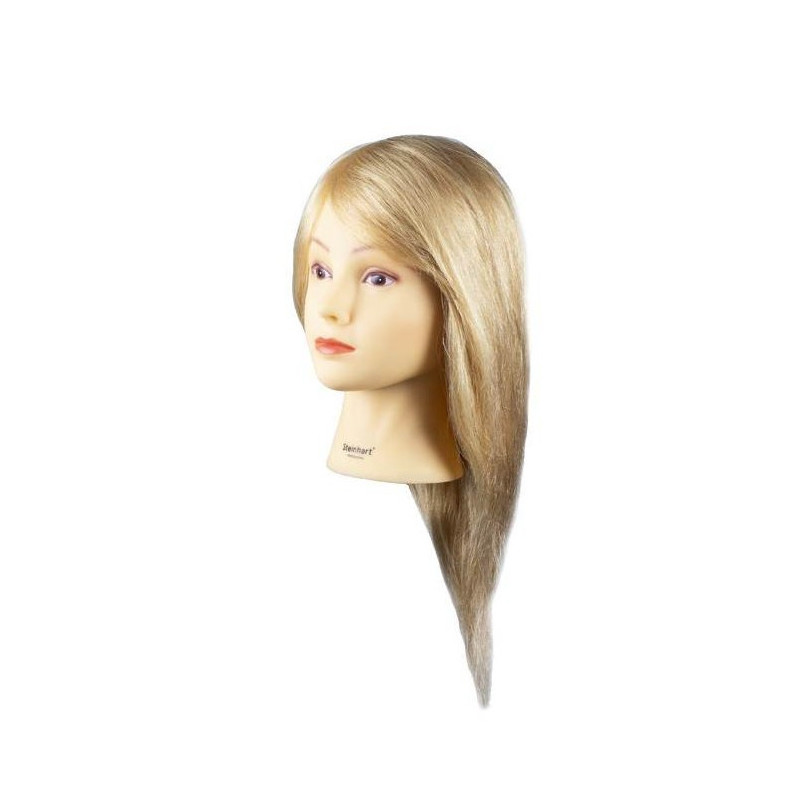Manekin Steinhart 100% Ludzki Włosy 45cm Jasny Blond