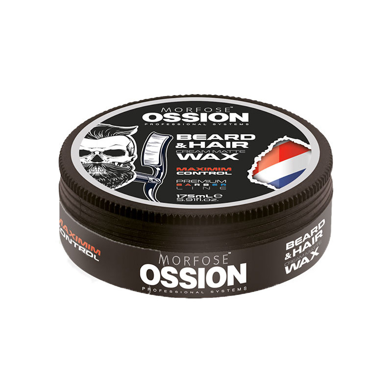 Ossion Broda i Włosy Kremowy Matowy Wosk (175ml)