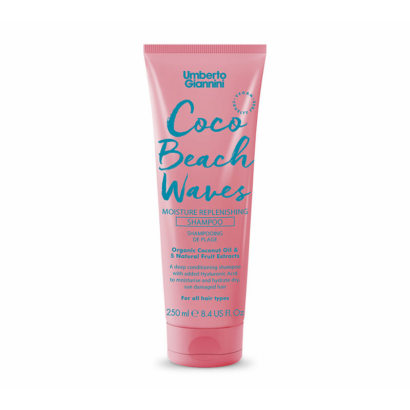 Umberto Giannini Coco Beach Waves Szampon Uzupełniający Nawilżenie (250ml)