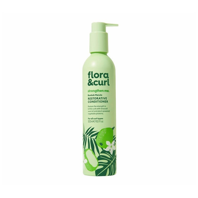 Flora Curl Strengthem Me Baonan Marula Restorative Conditioner (300ml)