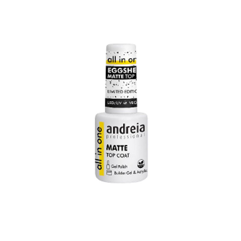Andreia Wszystko w jednym Matowy Top Coat- Wegański (10,5ml)