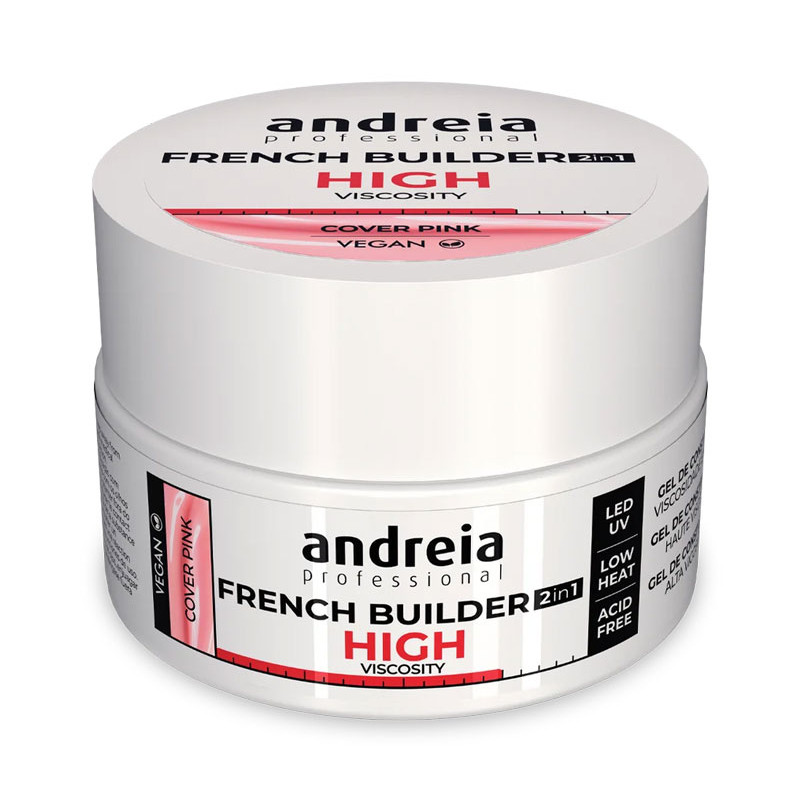 Andreia French Builder Wysoka Lepkość Cover Róż (22grs)