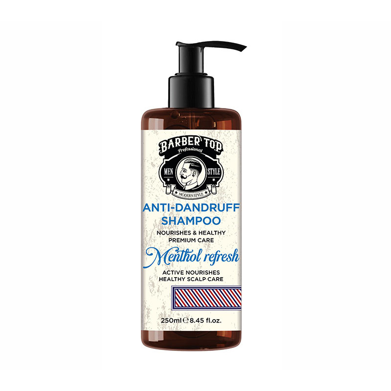 Barber Top Barber Top Szampon Przeciwłupieżowy Mentolowy (250ml)