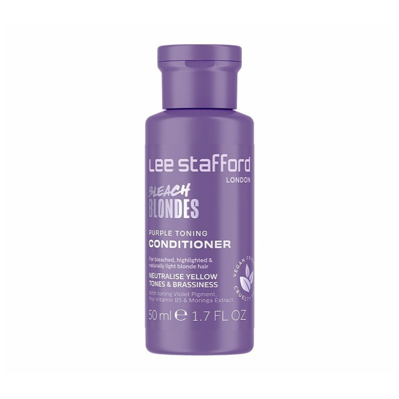 Lee Stafford Fioletowa Odżywka Tonująca do Włosów Rozjaśnianych Blond (250ml)