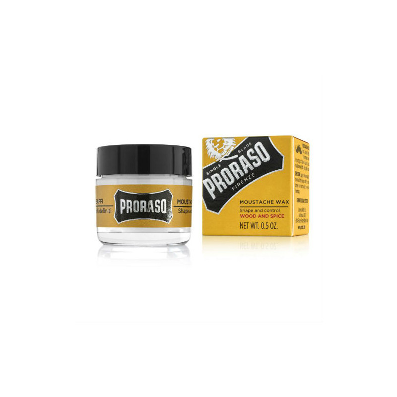 Wosk Proraso Yellow Line do wąsów (15ml)